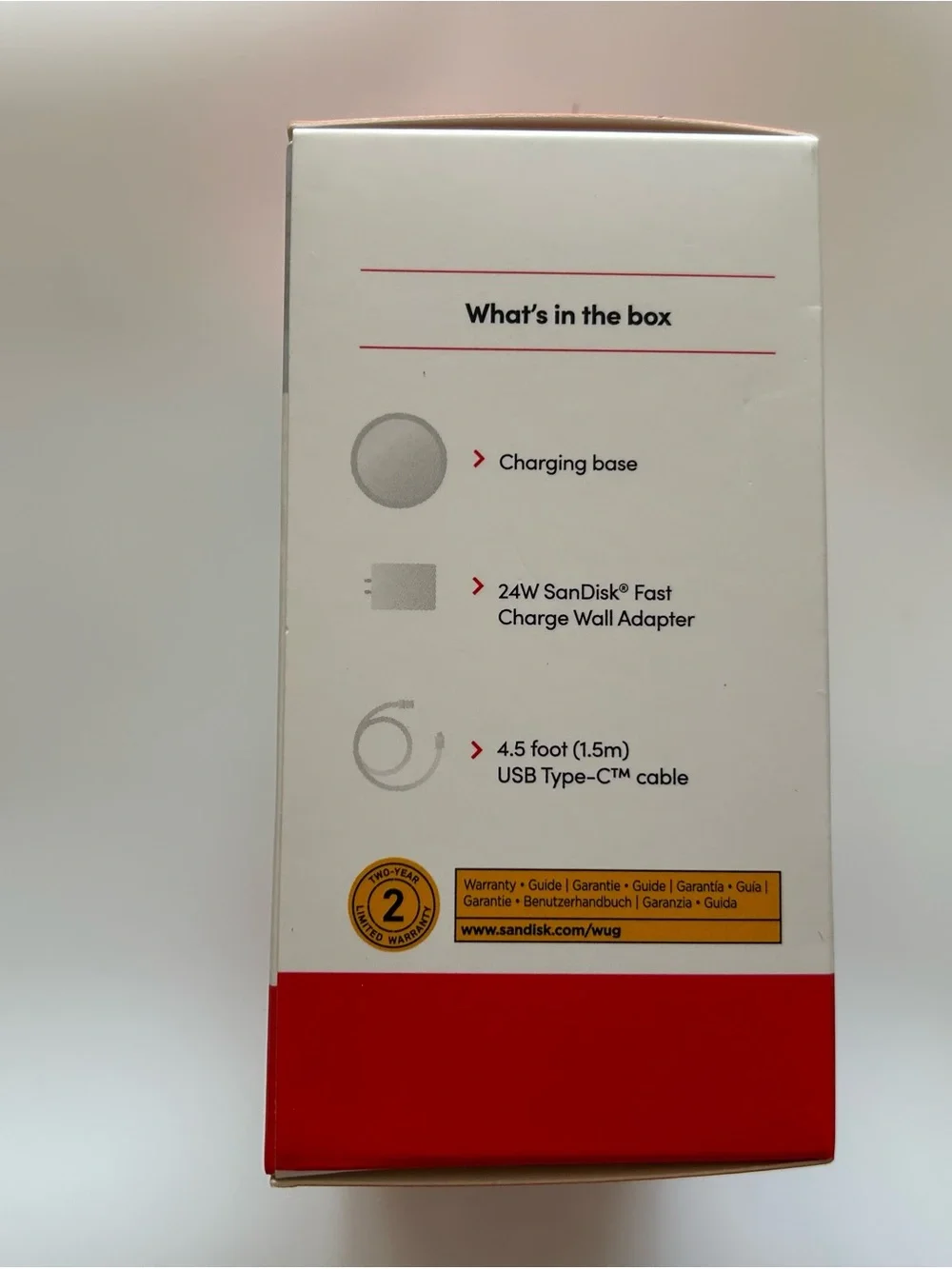 SanDisk iXpand 15W Wireless Charger - White (Sample pictured)